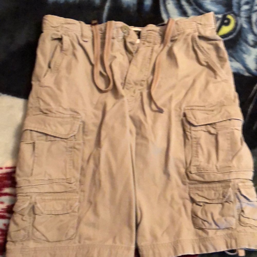 Abercrombie & Fitch Men Heavy Cargo Shorts SZ 34